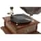 Brown Wood and Metal Vintage Gramophone, 27" x 19" x 17"